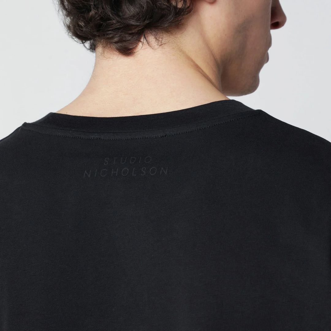 STUDIO NICHOLSON - Lay T-shirt black boxy fit