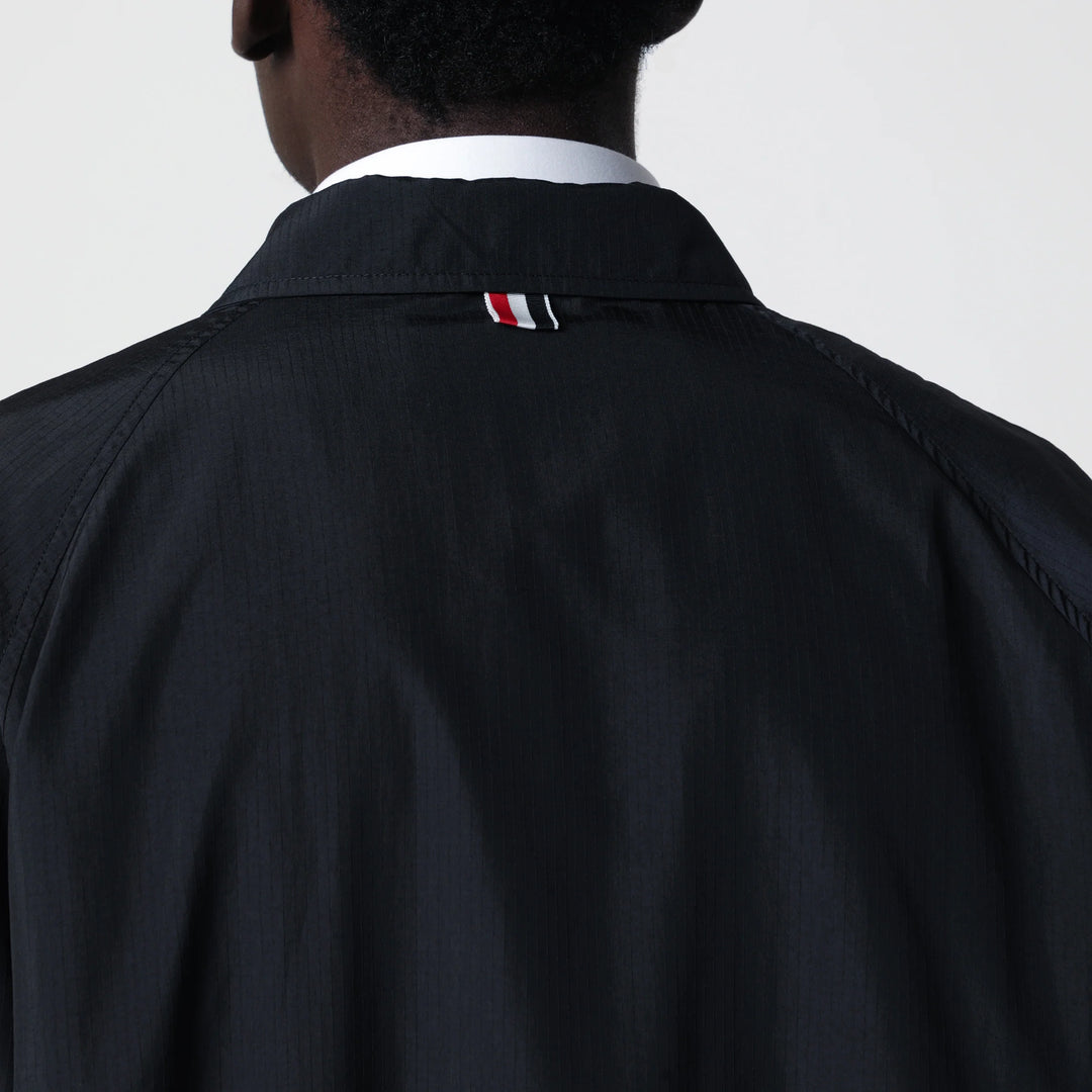 Thom Browne - Lightweight navy blue zip-up jacket
