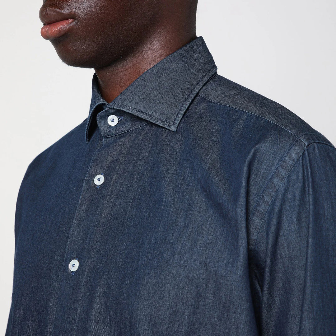 XACUS - Blue denim Casual shirt