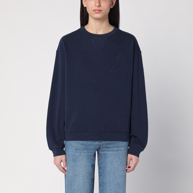 Shirts & Tops Frame - Navy blue cotton blend sweatshirt - S Brand