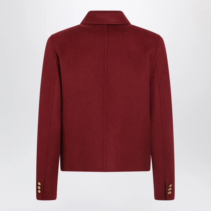 Max Mara Studio - Jacket in ruby wool and cashmere