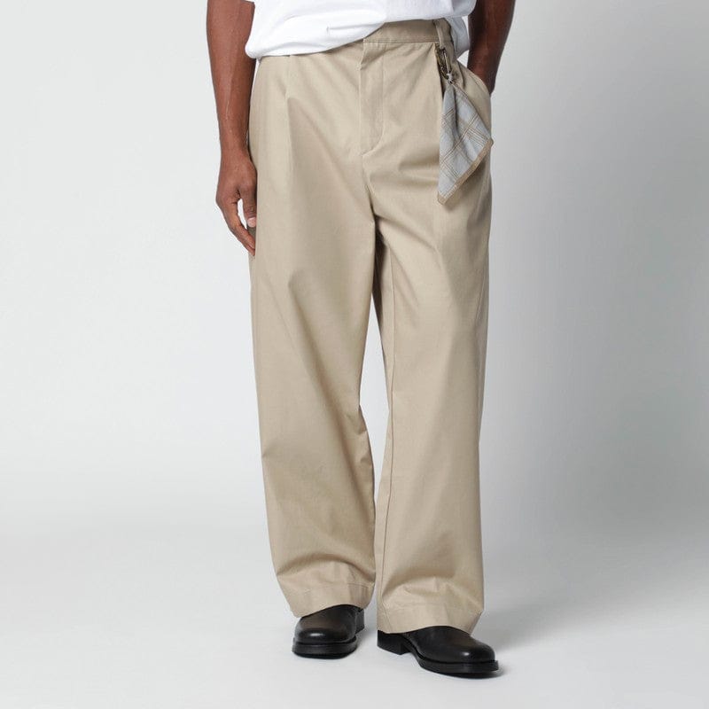 Pants DARKPARK - Beige cotton trousers - 48 IT Brand