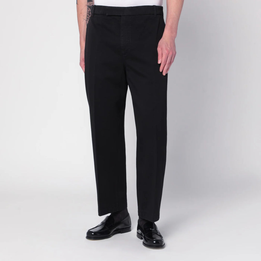 Thom Browne - Black cotton trousers
