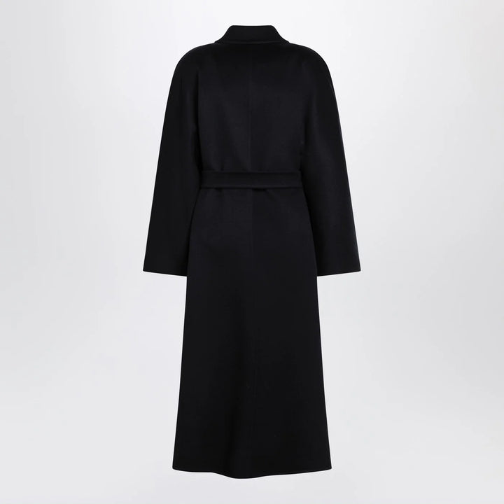 Max Mara - Navy cashmere wrap coat