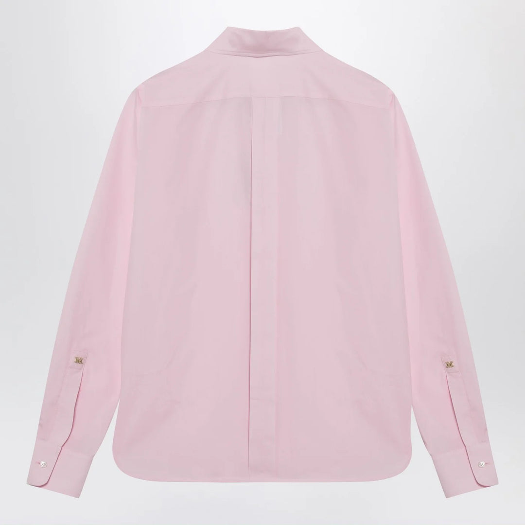 Max Mara - Pink cotton poplin shirt