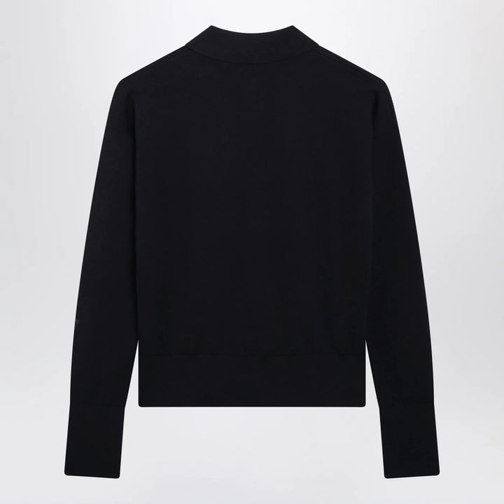 Max Mara - Navy wool-blend cardigan