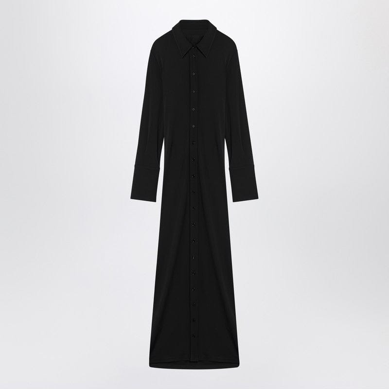 Dresses Sportmax - Black shirt dress in viscose jersey - XL Brand