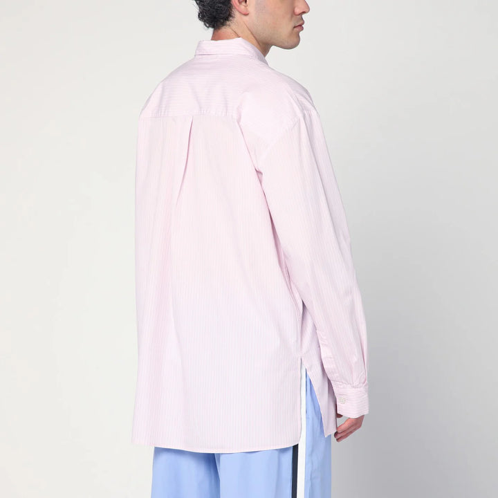 Tekla - Pink striped pyjama shirt