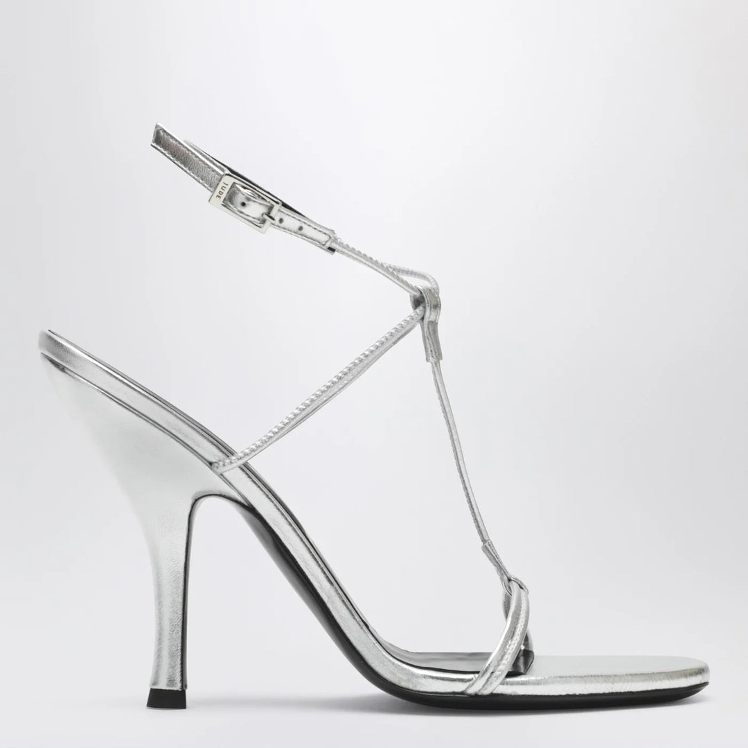 Jude - Mixer sandal in silver leather