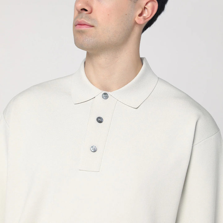 STUDIO NICHOLSON - Short-sleeve ice color polo