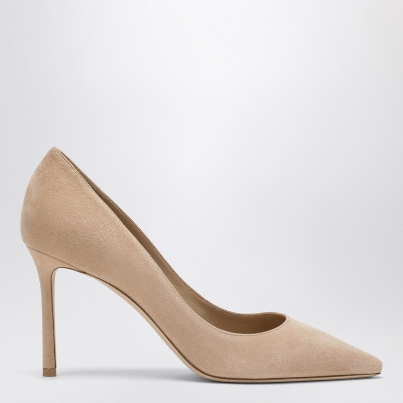Shoes Jimmy Choo - Romy 85 light beige suede pumps - 40 IT Brand