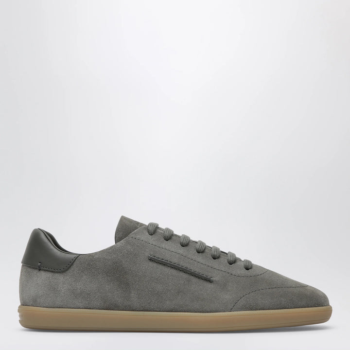 ZEGNA - Grey suede Sneakers