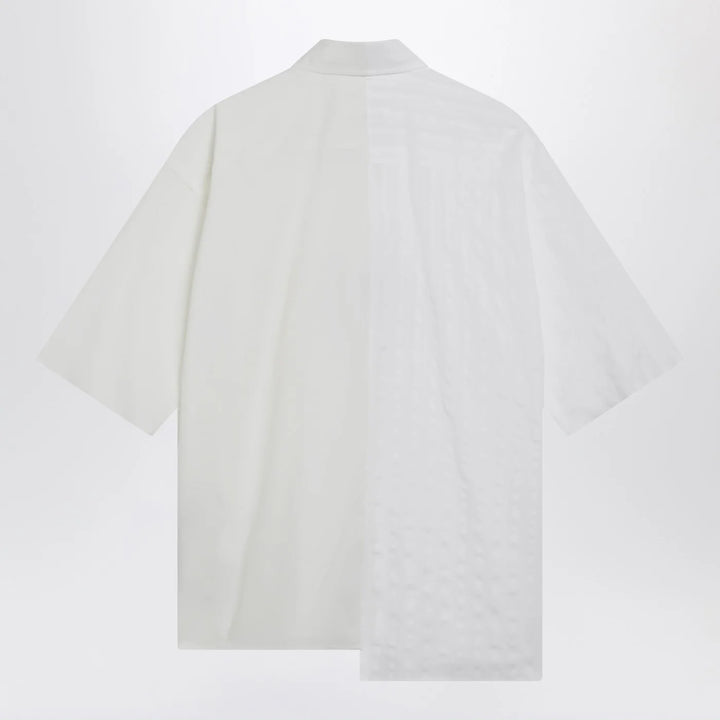 MM6 Maison Margiela - Two-tone cotton poplin shirt
