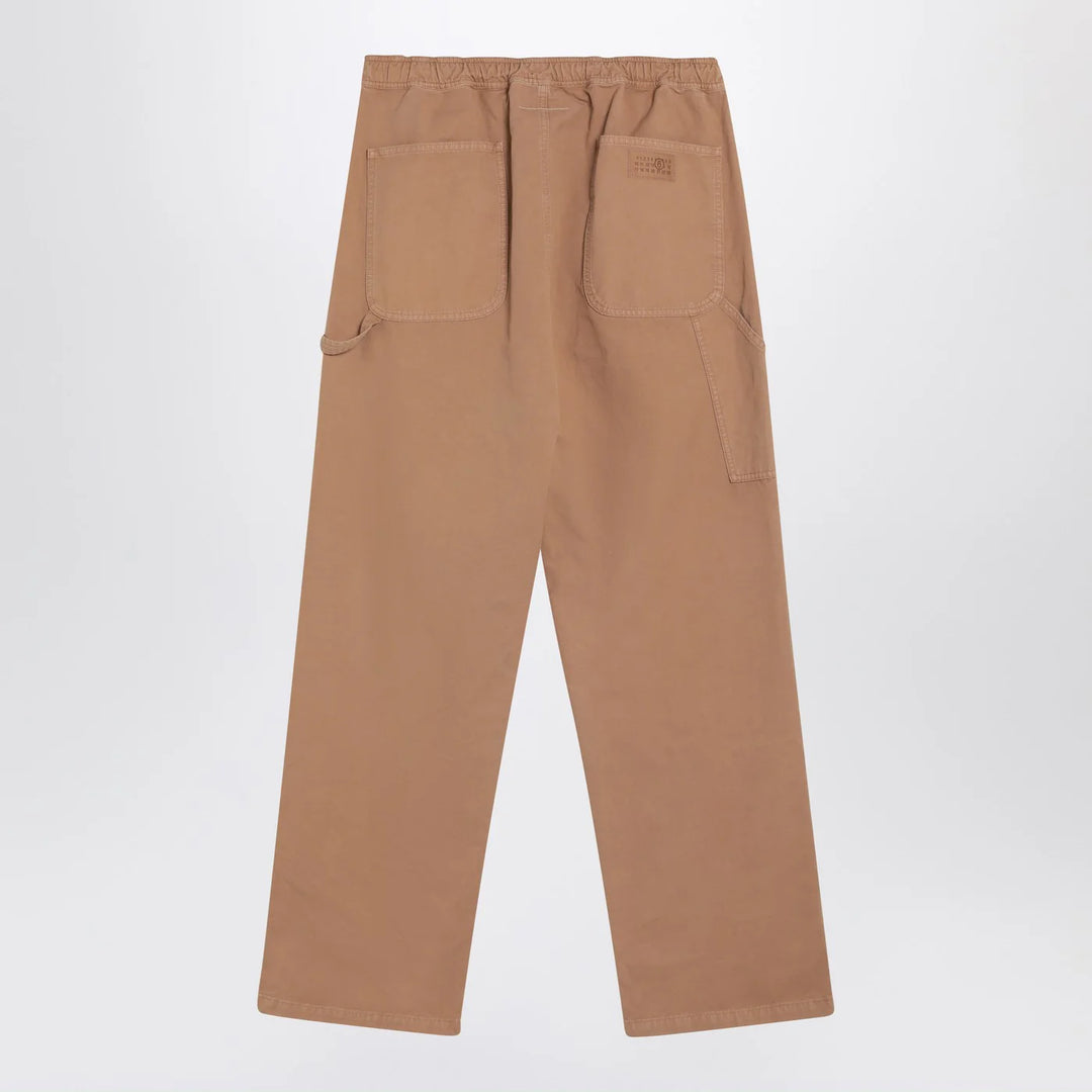 MM6 Maison Margiela - Baggy/loose ochre cotton pants