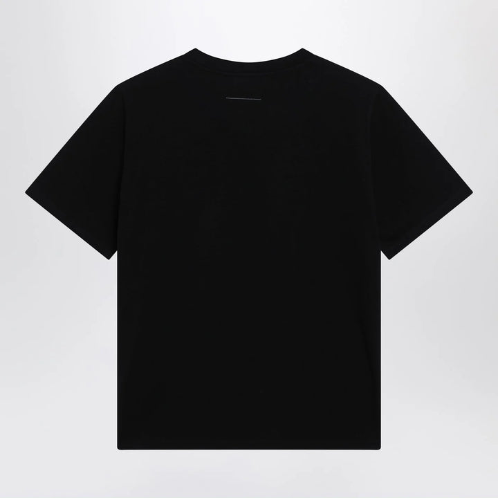 MM6 Maison Margiela - Black T-shirt with logo print