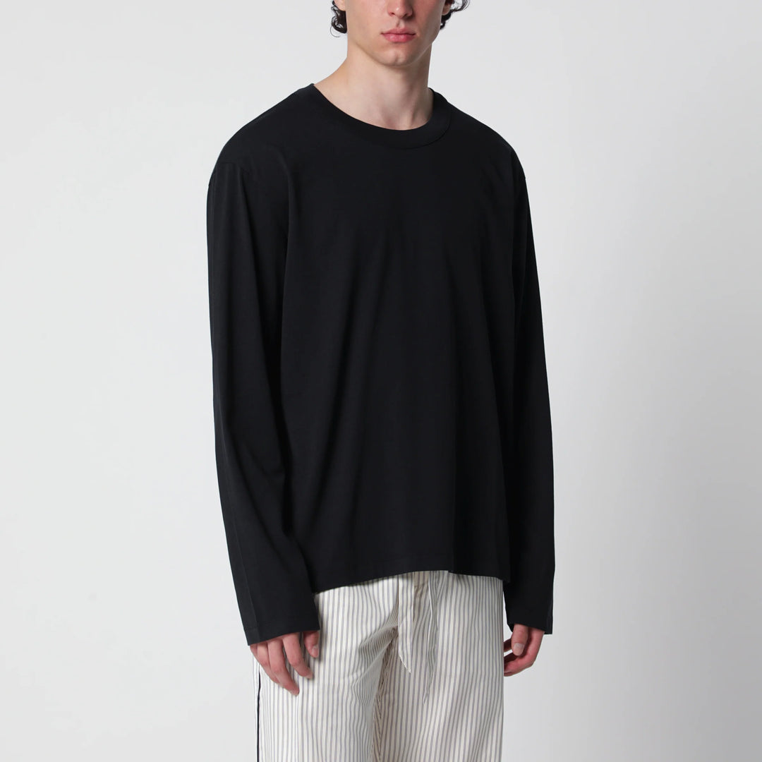 Tekla - Black long-sleeve T-shirt