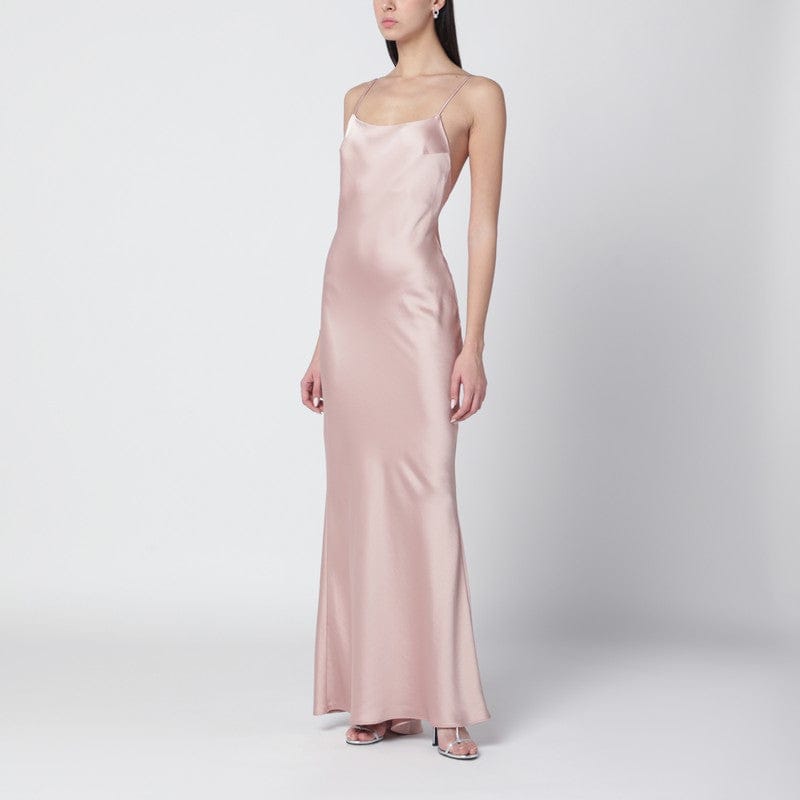 Dresses The Andamane - Peony-coloured Ninfea dress with back draping - 40 IT Brand