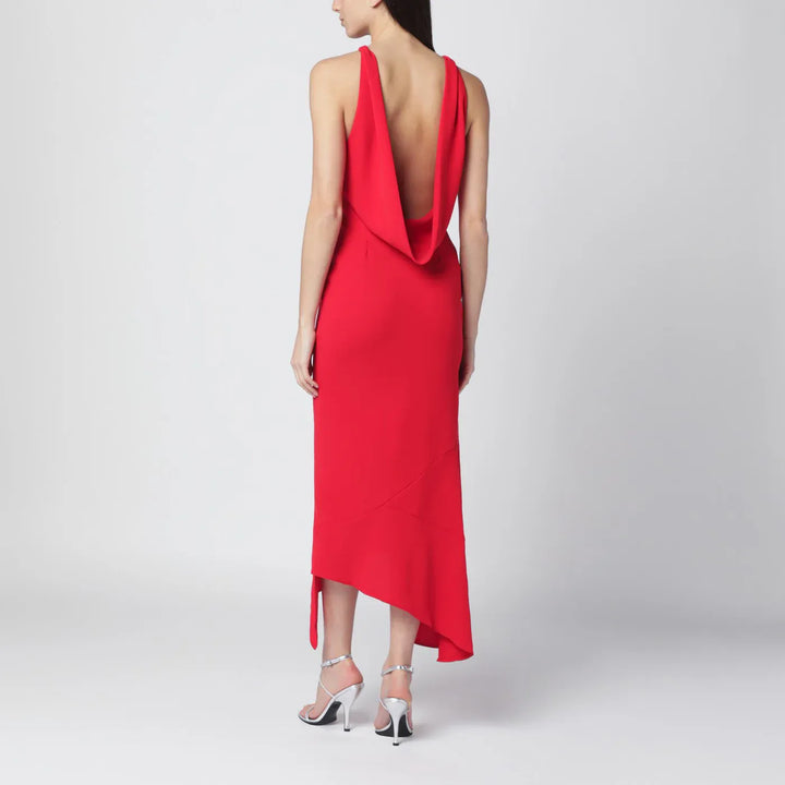 THE ANDAMANE - Red Carmen open-back dress Brand Apparel &amp; Accessories