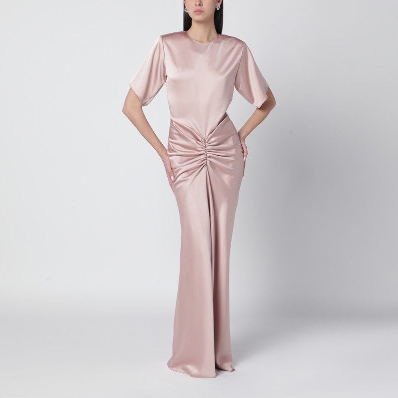 Dresses The Andamane - Light pink Iris dress with draping - 42 IT Brand