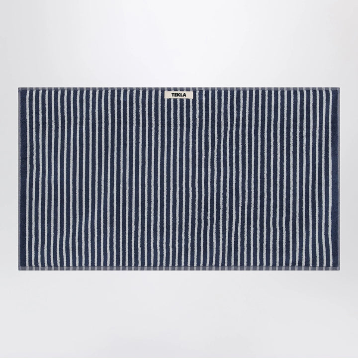 Tekla - Blue striped beach towel 50x90