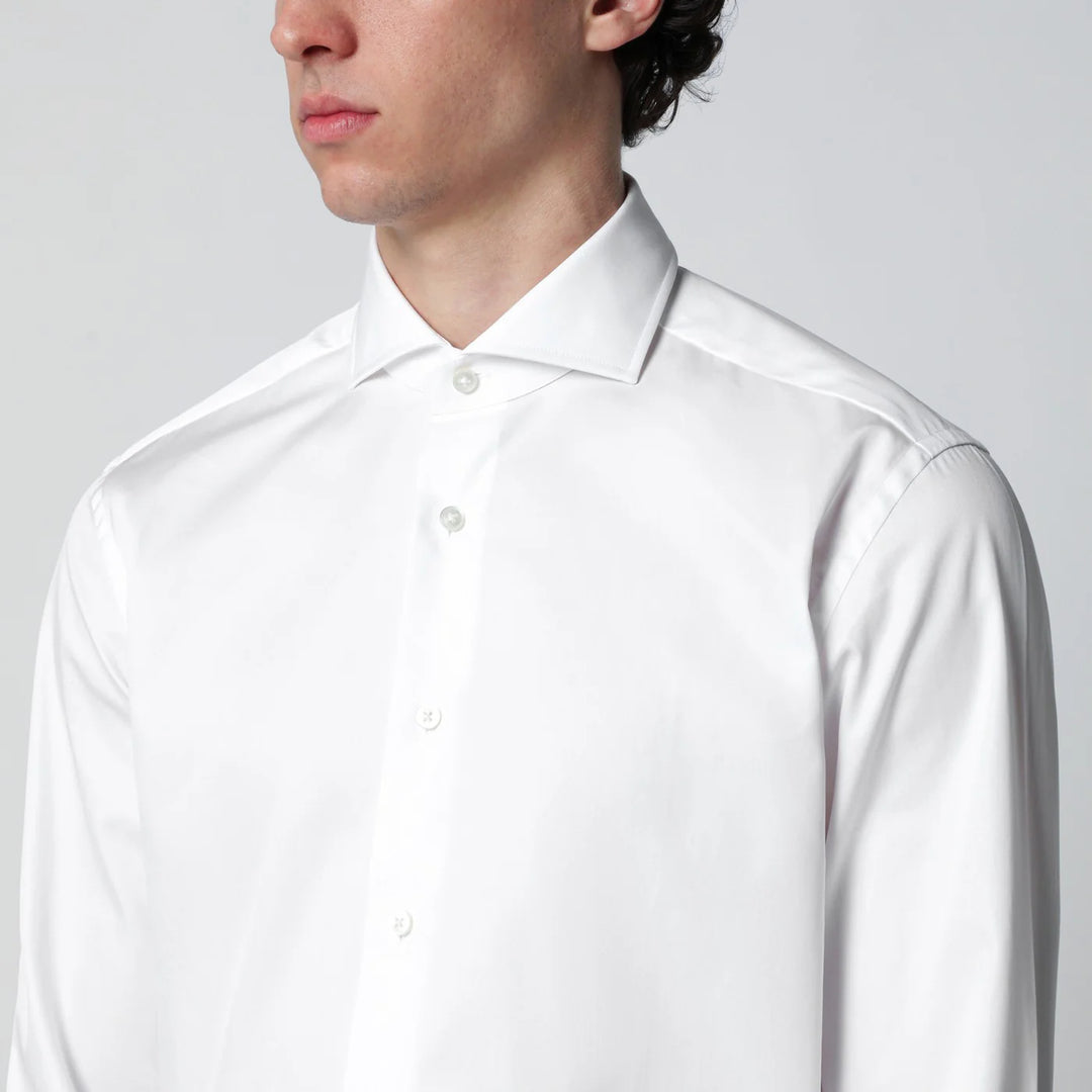 XACUS - Travel Tailor Fit shirt white