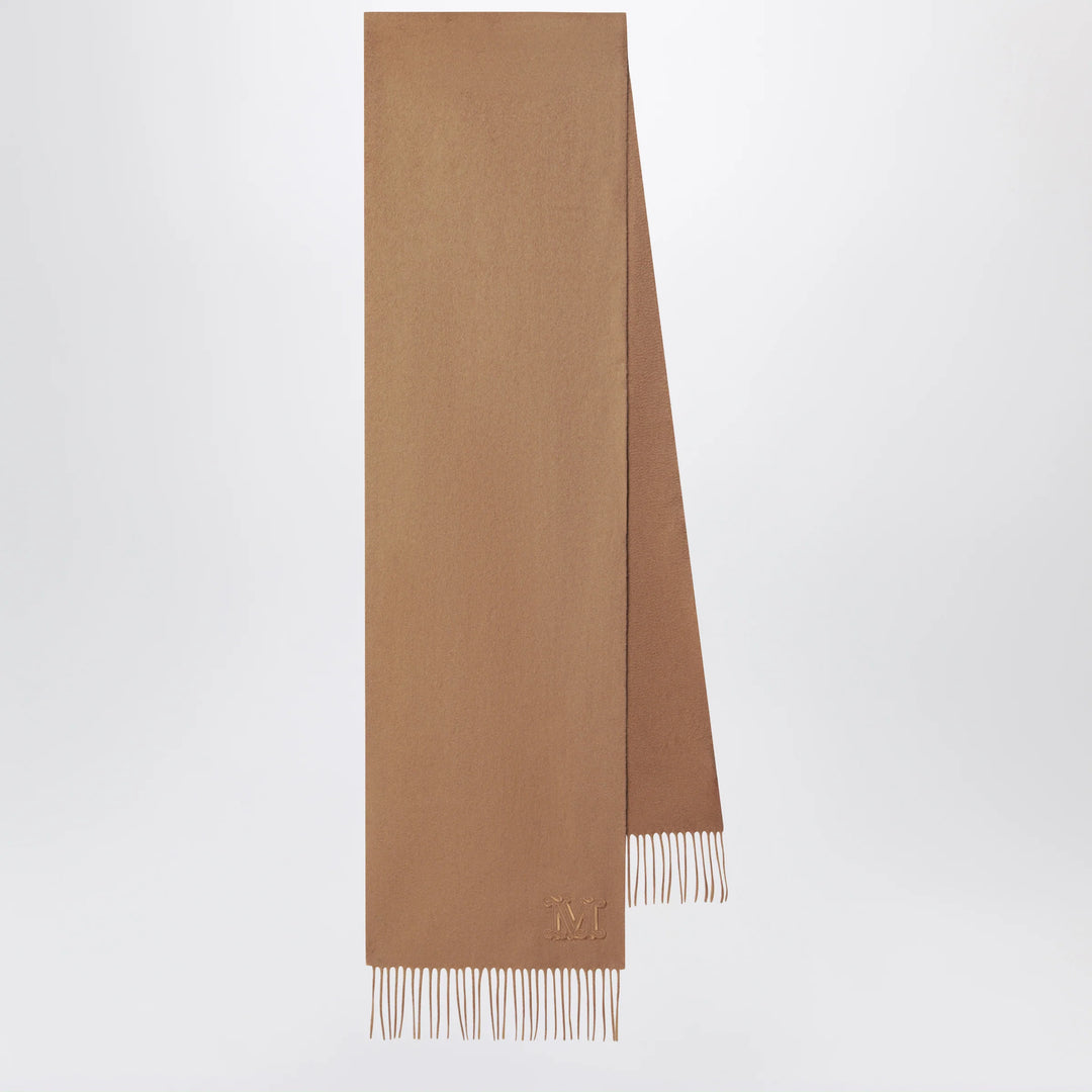 Max Mara - Camel-colored cashmere scarf