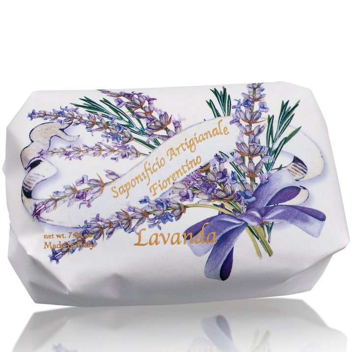 Saponificio Artigianale Fiorentino Lavender Bar Soap 200g Brand 200g Bar Soap