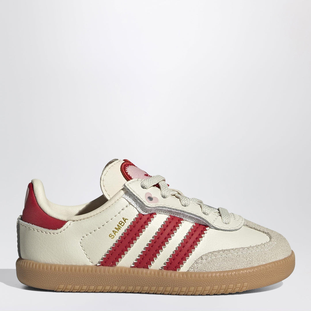 Apparel &amp; Accessories adidas Originals - Cream White/Better Scarlet/Gum Samba trainers with elastic laces Brand