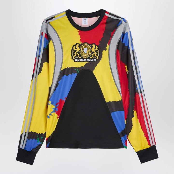 Apparel &amp; Accessories adidas x Brain Dead - Black/Eqt Yellow jersey with logo patch Brand