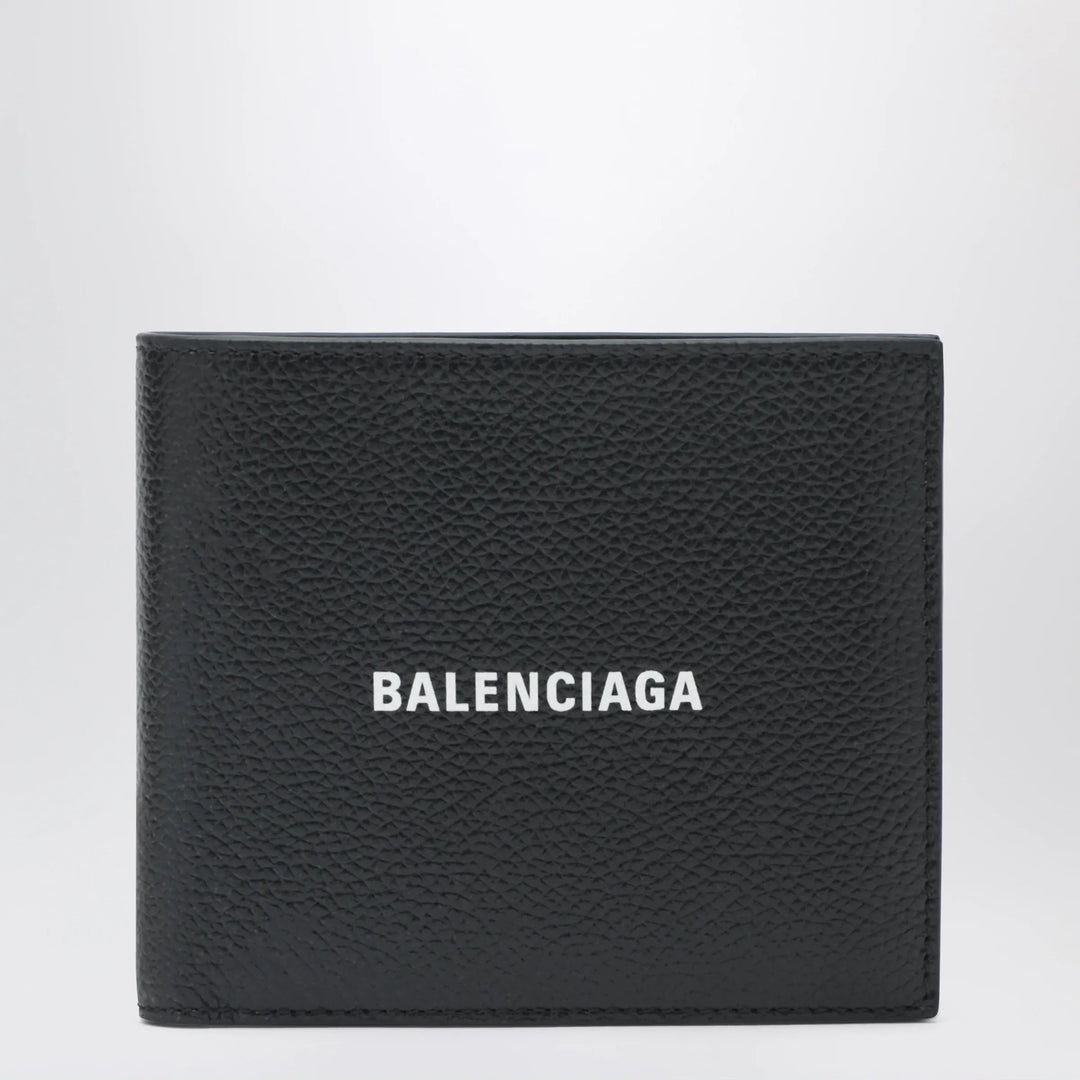 Balenciaga - Black horizontal wallet with logo Brand Apparel &amp; Accessories U