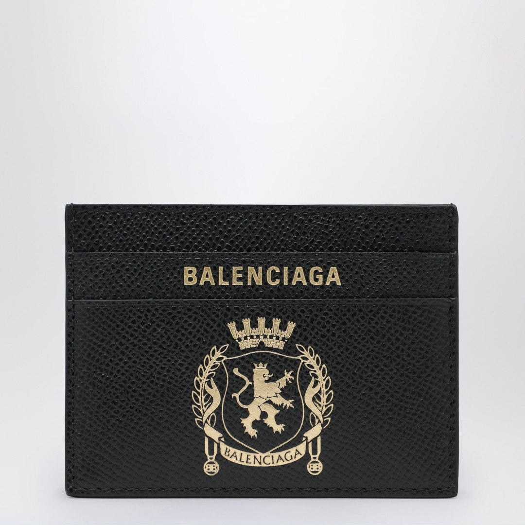 Apparel &amp; Accessories TU Balenciaga - Black leather passport holder Brand