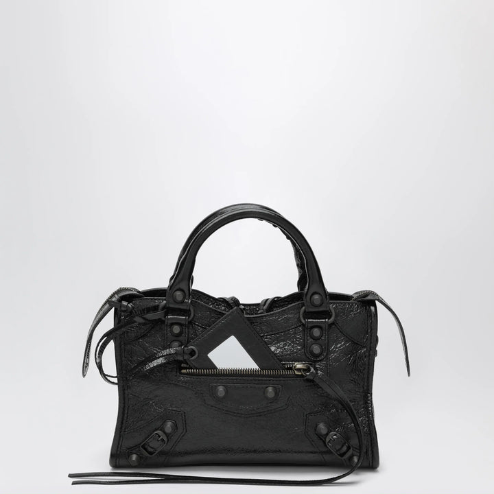 Balenciaga - Le City Mini handbag in Arena lambskin black Brand Apparel &amp; Accessories TU