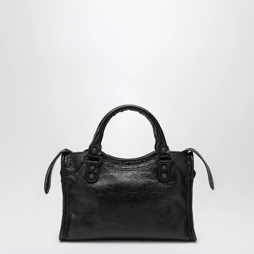 Balenciaga - Le City Mini handbag in Arena lambskin black Brand Apparel &amp; Accessories TU