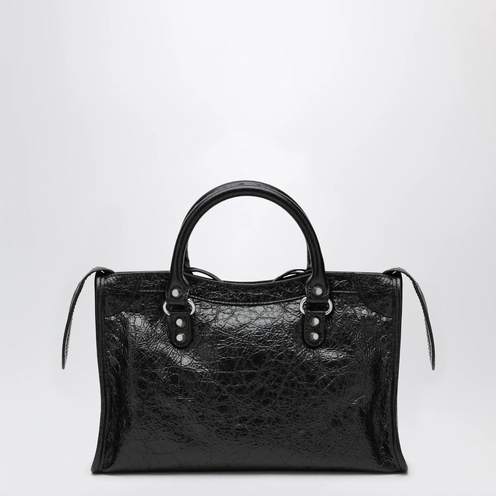 Balenciaga - Le City small lambskin leather bag in black Brand Apparel & Accessories TU