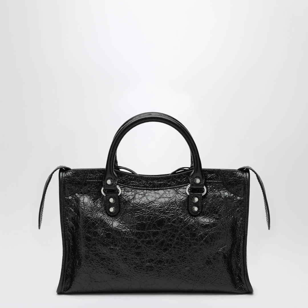 Balenciaga - Le City small lambskin leather bag in black Brand Apparel &amp; Accessories U