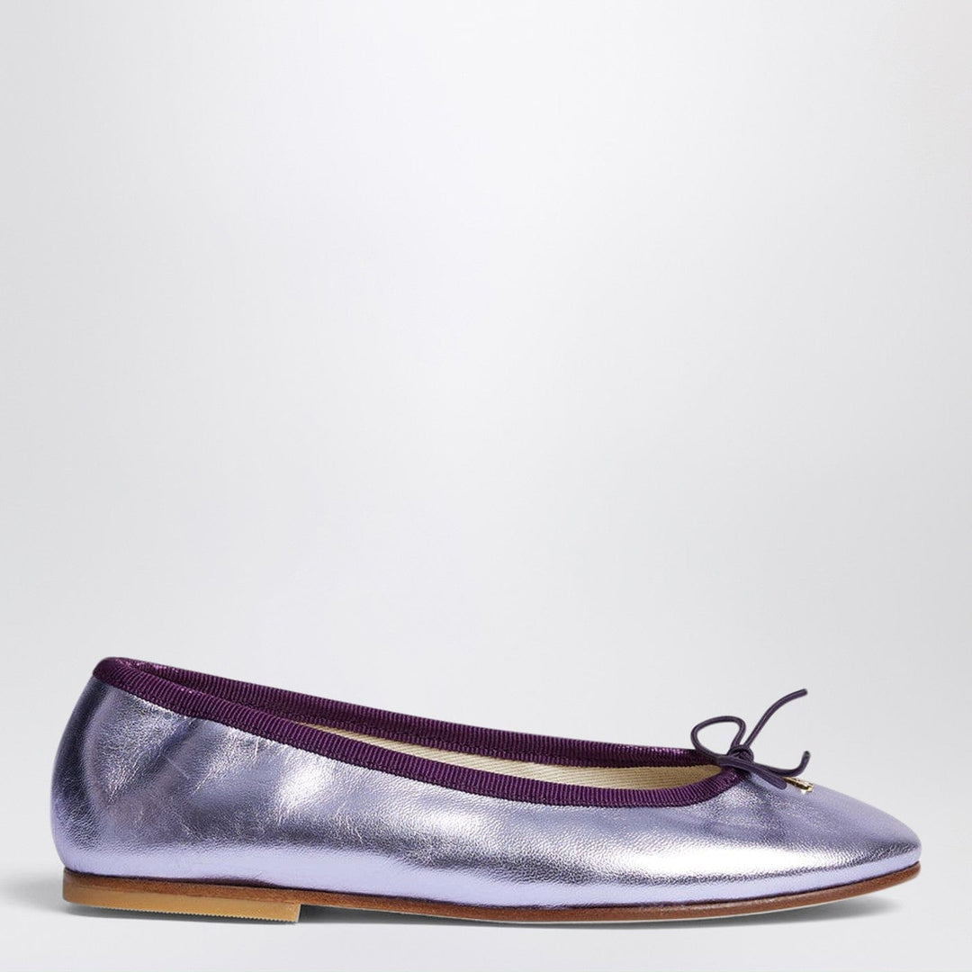 Apparel & Accessories 28 Bonpoint - Lisa iridescent lilac leather ballet flats Brand