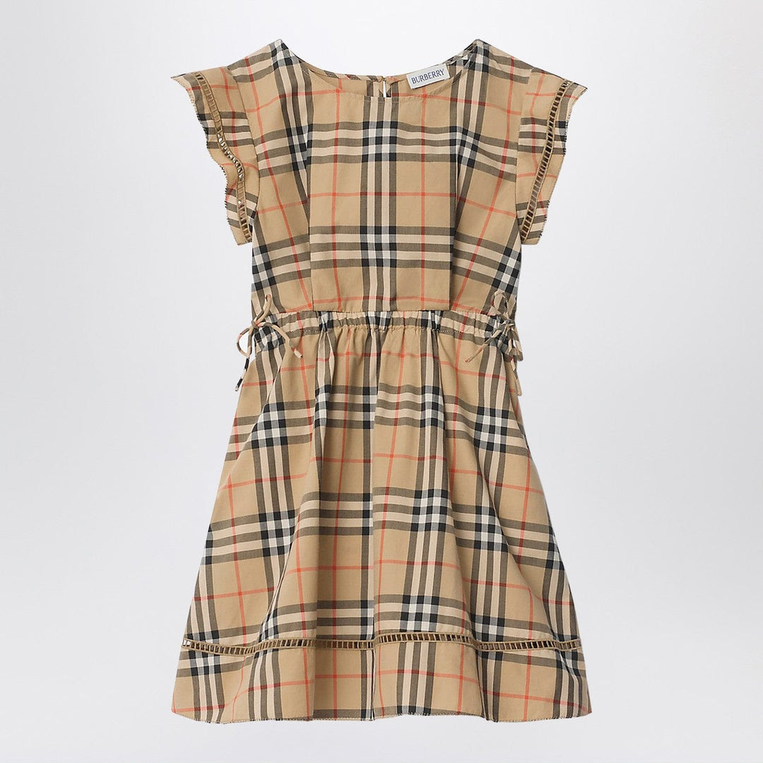 Apparel & Accessories Burberry - Beige dress with Check pattern Brand