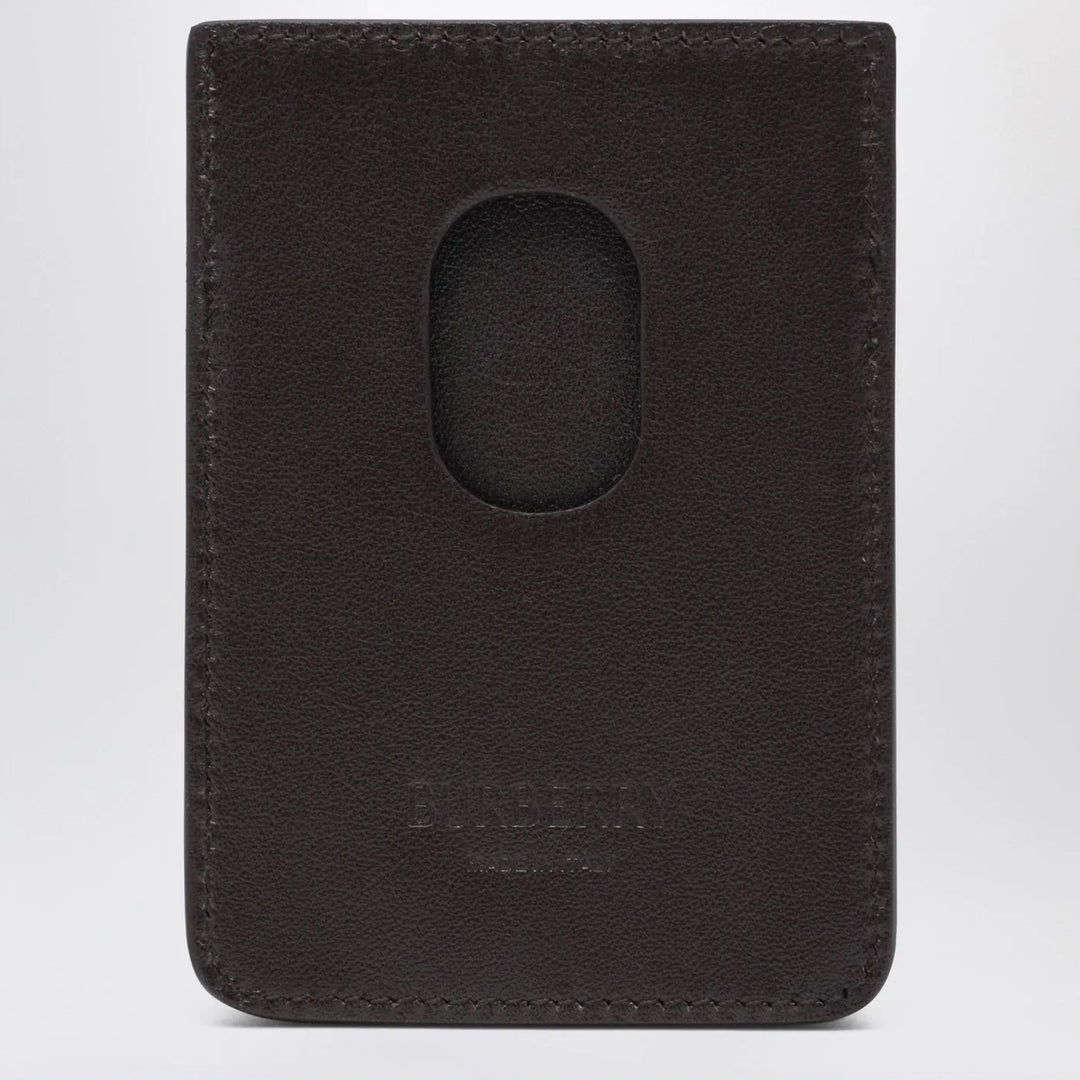 Burberry - Pop Magnetic Card Holder with Check Pattern Brand Apparel &amp; Accessories TU