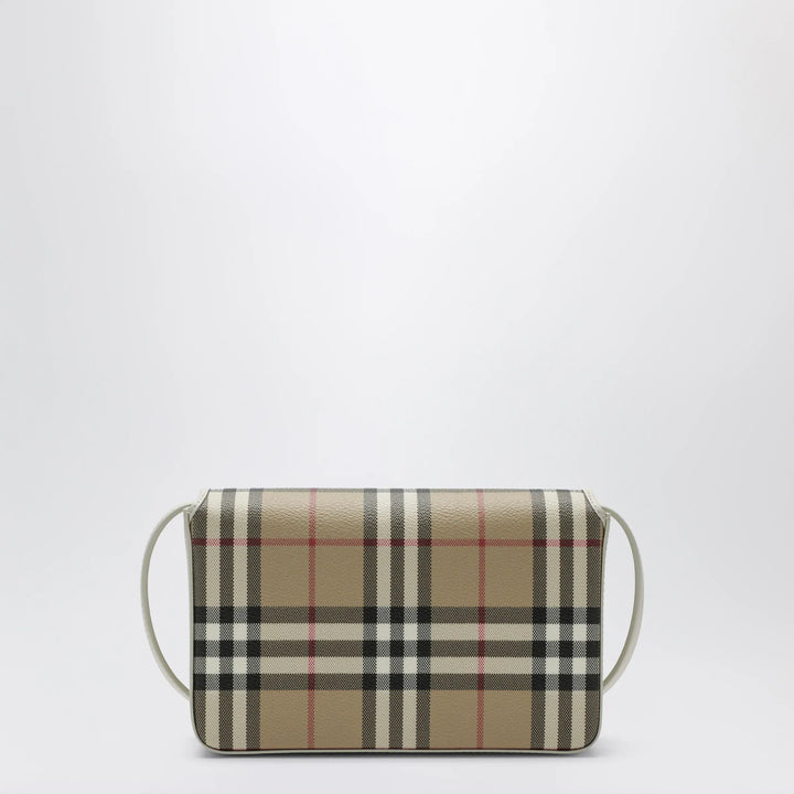 Burberry - White Hampshire bag with Check pattern Brand Apparel &amp; Accessories TU
