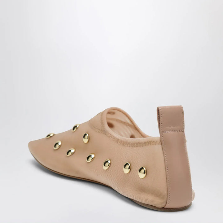 Chloé - Rita Blushy Beige ballet flats in transparent mesh Brand Apparel &amp; Accessories