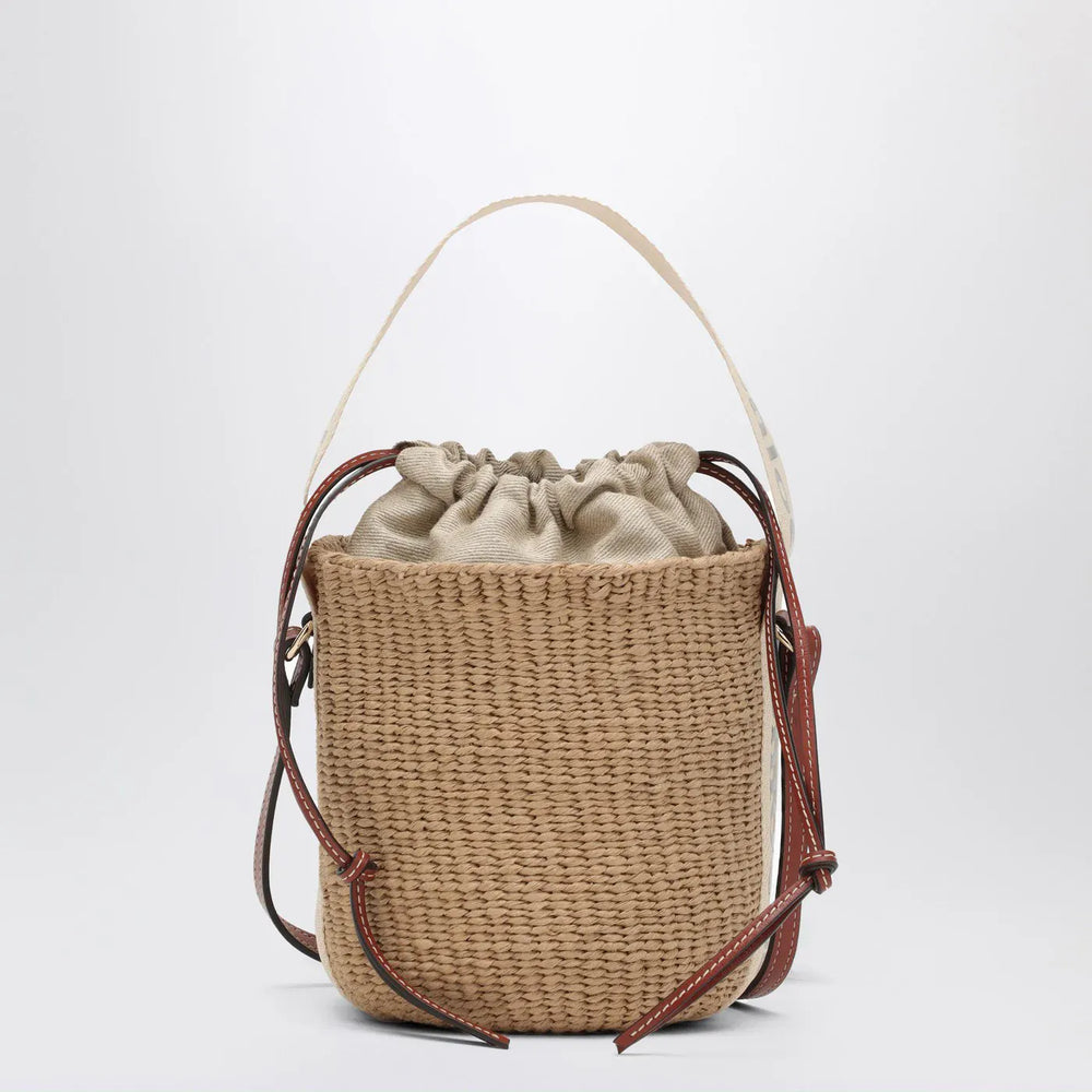 Chloé - Small Woody raffia bucket bag Brand Apparel & Accessories TU