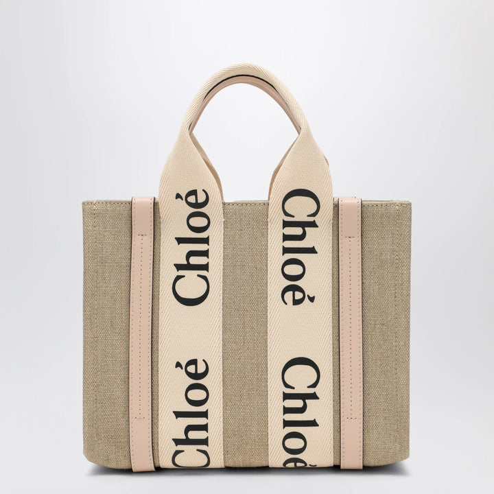 Chloé - Woody little bag in beige canvas Brand Apparel &amp; Accessories TU