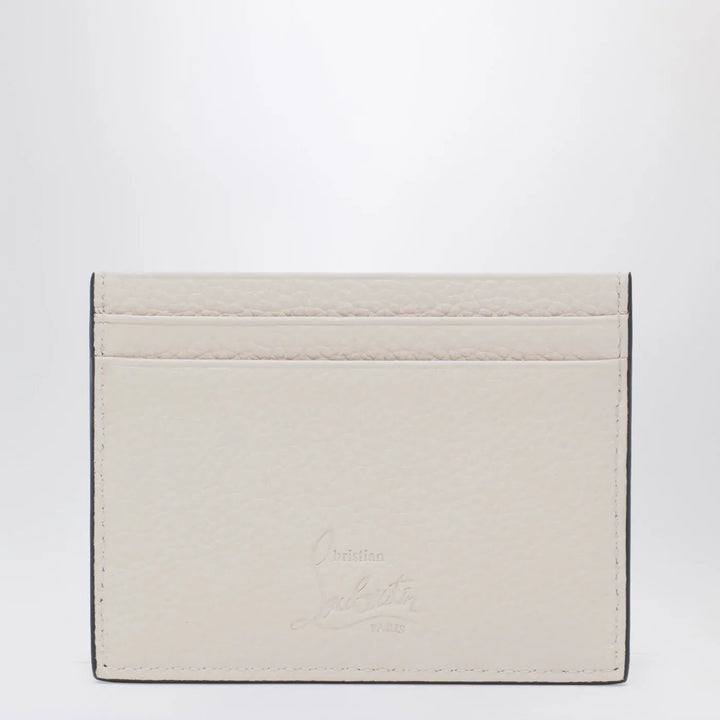 Christian Louboutin - Kios card holder in grained calfskin and spikes Brand Apparel &amp; Accessories TU