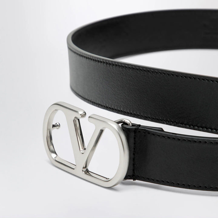Valentino Garavani - Black VLogo Signature belt Brand Apparel &amp; Accessories > Clothing Accessories > Belts 100 EU