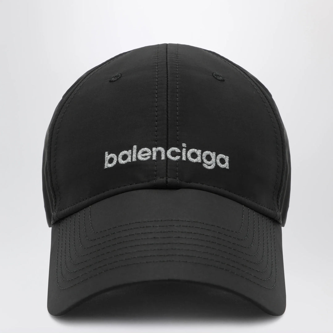 Balenciaga - Black techwear cap with reflective detailing Brand Apparel &amp; Accessories > Clothing Accessories > Hats M