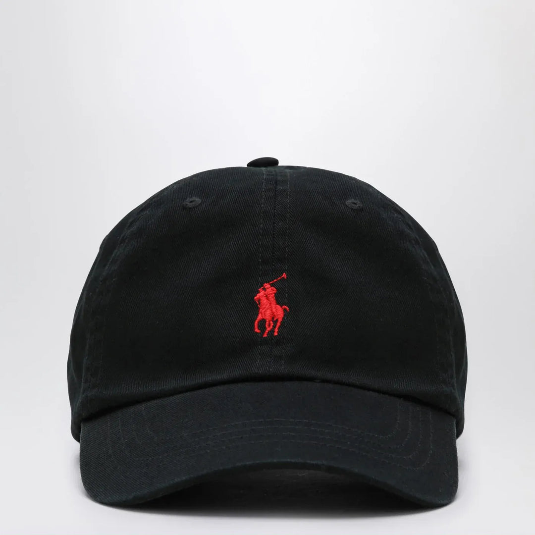 Polo Ralph Lauren - Black baseball cap with logo Brand Apparel &amp; Accessories > Clothing Accessories > Hats TU