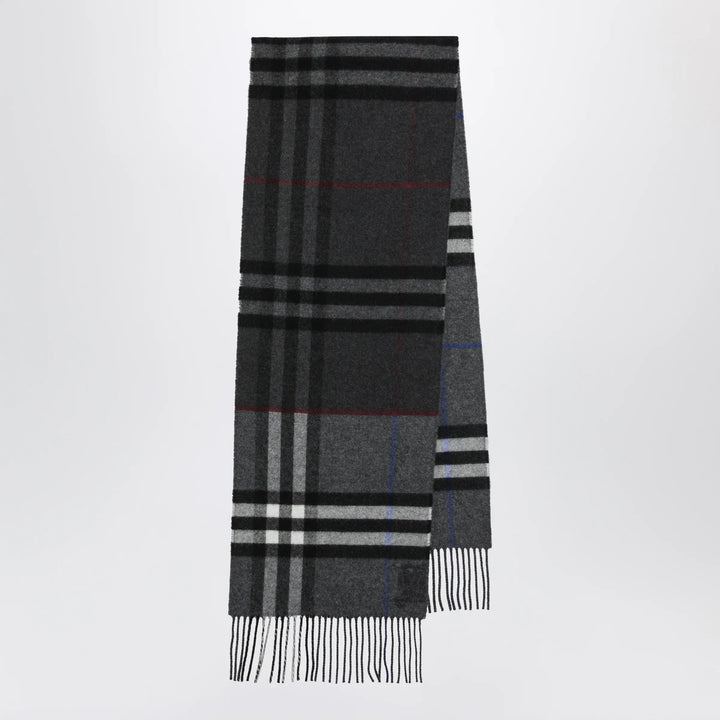 Burberry - Reversible check cashmere scarf in grey Brand Apparel &amp; Accessories > Clothing Accessories > Scarves &amp; Shawls TU