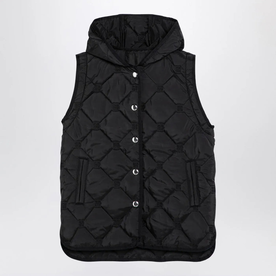 Givenchy - Black quilted parka with removable sleeves Brand Apparel &amp; Accessories > Clothing > Outerwear > Coats &amp; Jackets 10