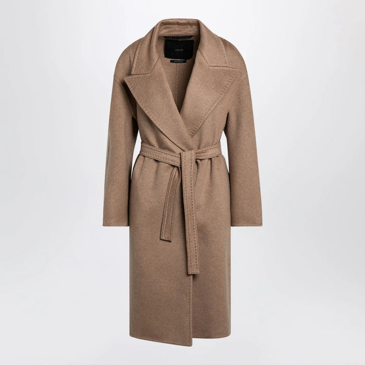 Max Mara Atelier - Beige deconstructed cashmere coat Brand Apparel &amp; Accessories > Clothing > Outerwear > Coats &amp; Jackets 42  IT