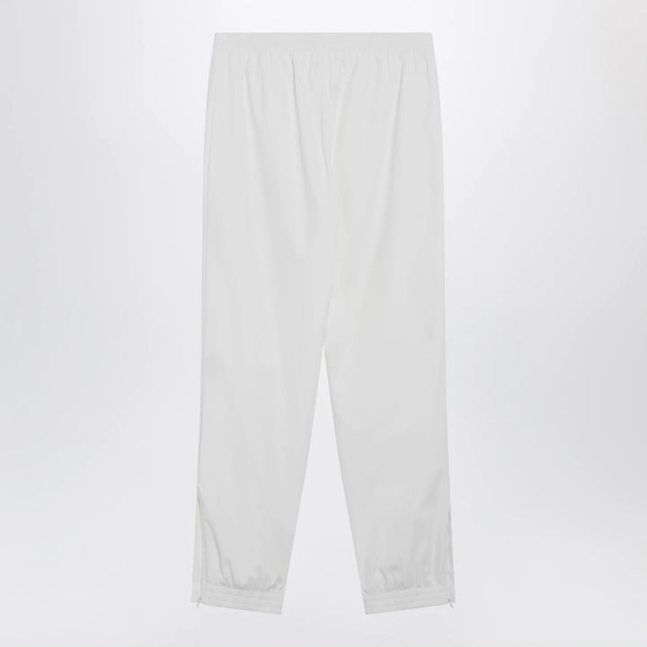 Balenciaga - Logo jogging pants in white polyester Brand Apparel &amp; Accessories > Clothing > Pants